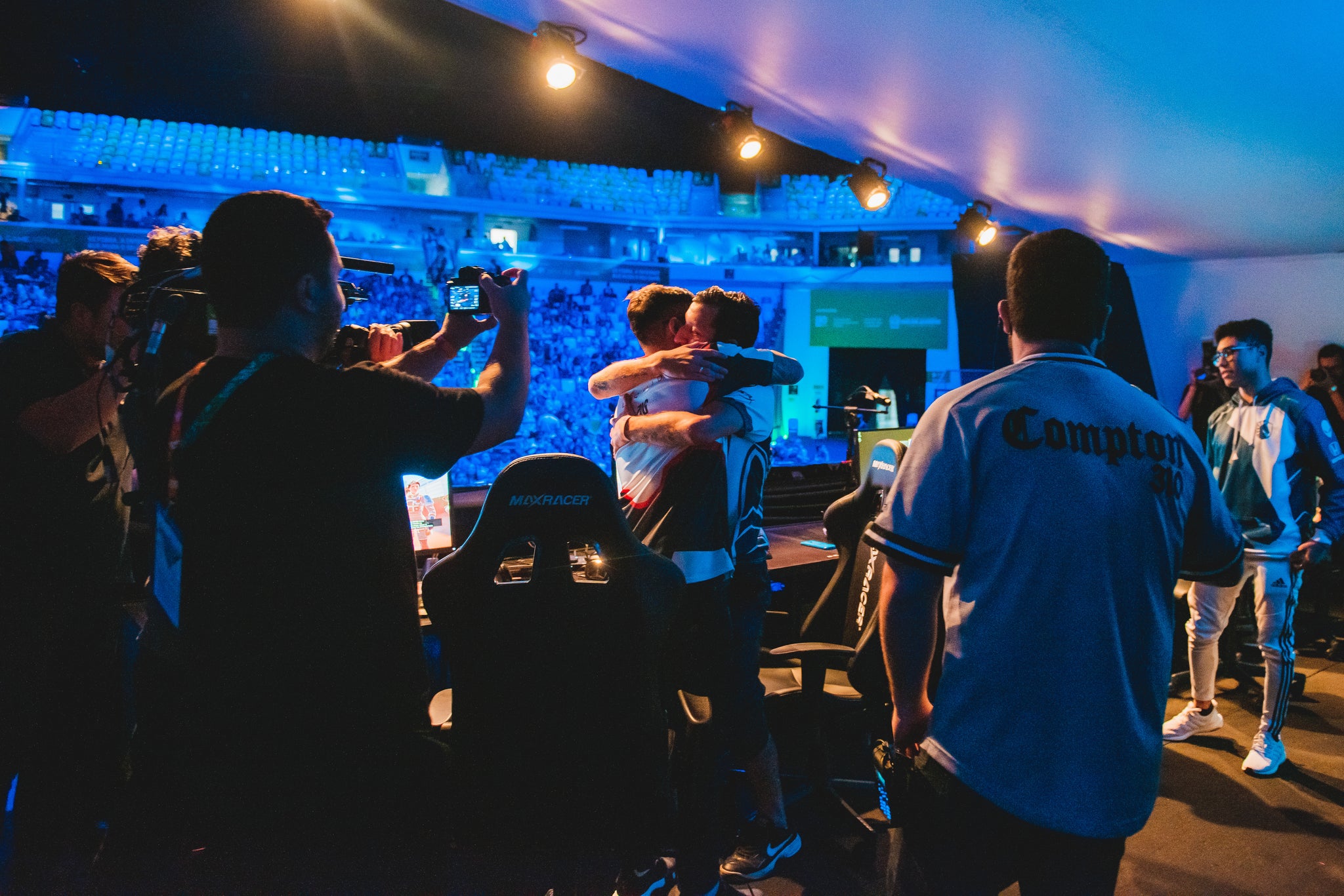 MaxPodium auf einem Esport-Event