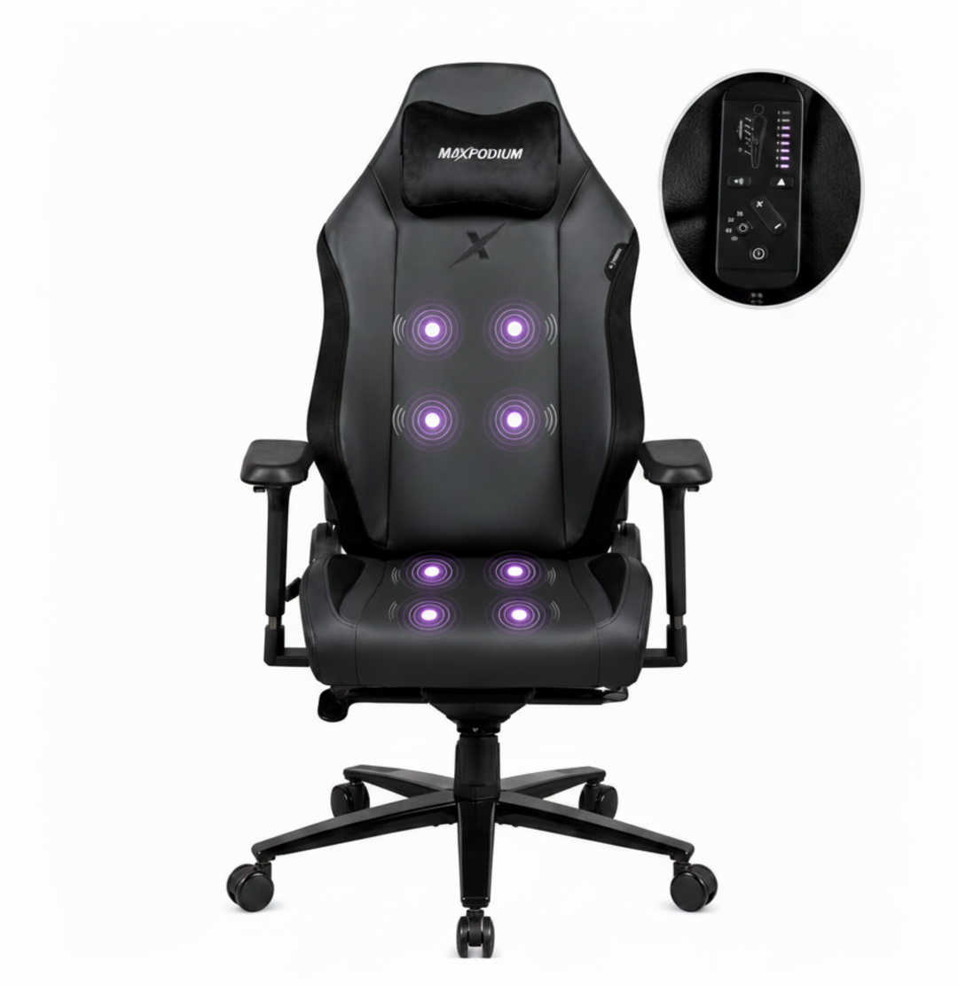 Premium Massage-Bürostuhl Heavy SMI Black